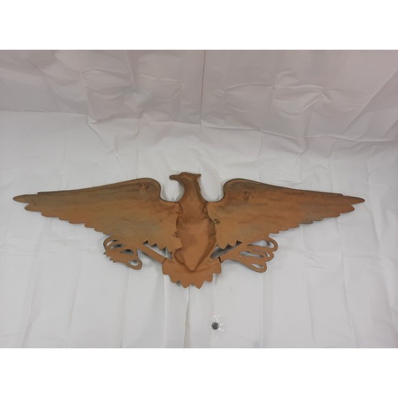 Vintage Midwest 40 inch Patriotic Bald Eagle w/ Shield Cast Wall Decoration - Picture 6 of 7